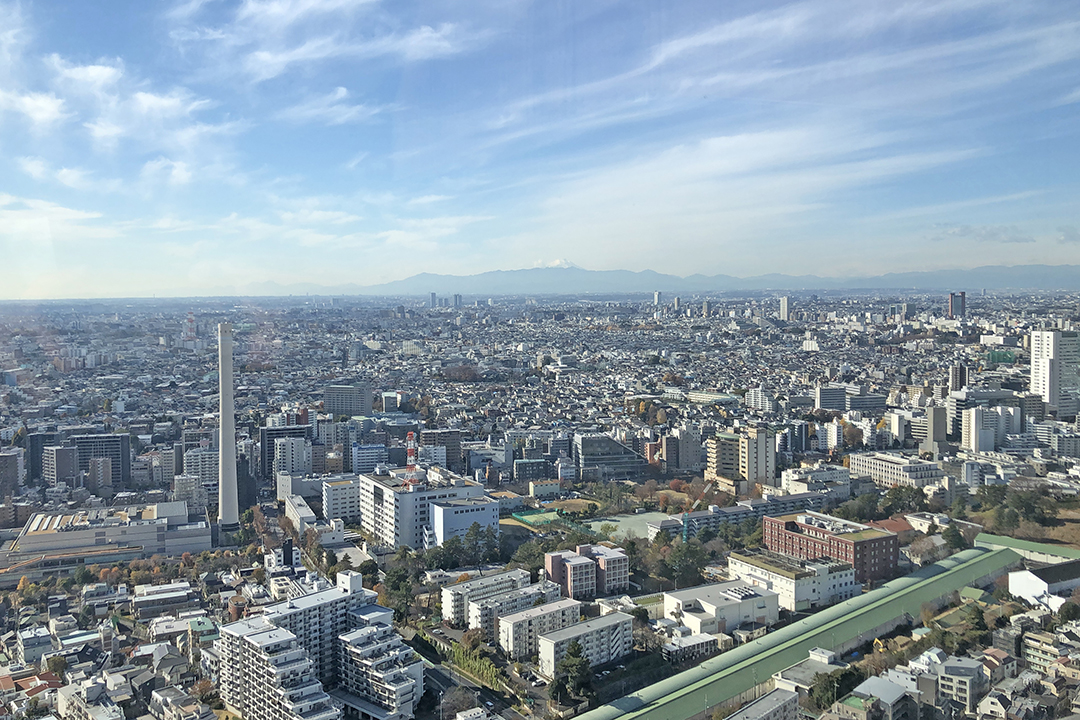 38階から見た風景