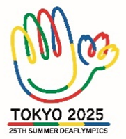 デフリンピック競技大会 東京2025のロゴ