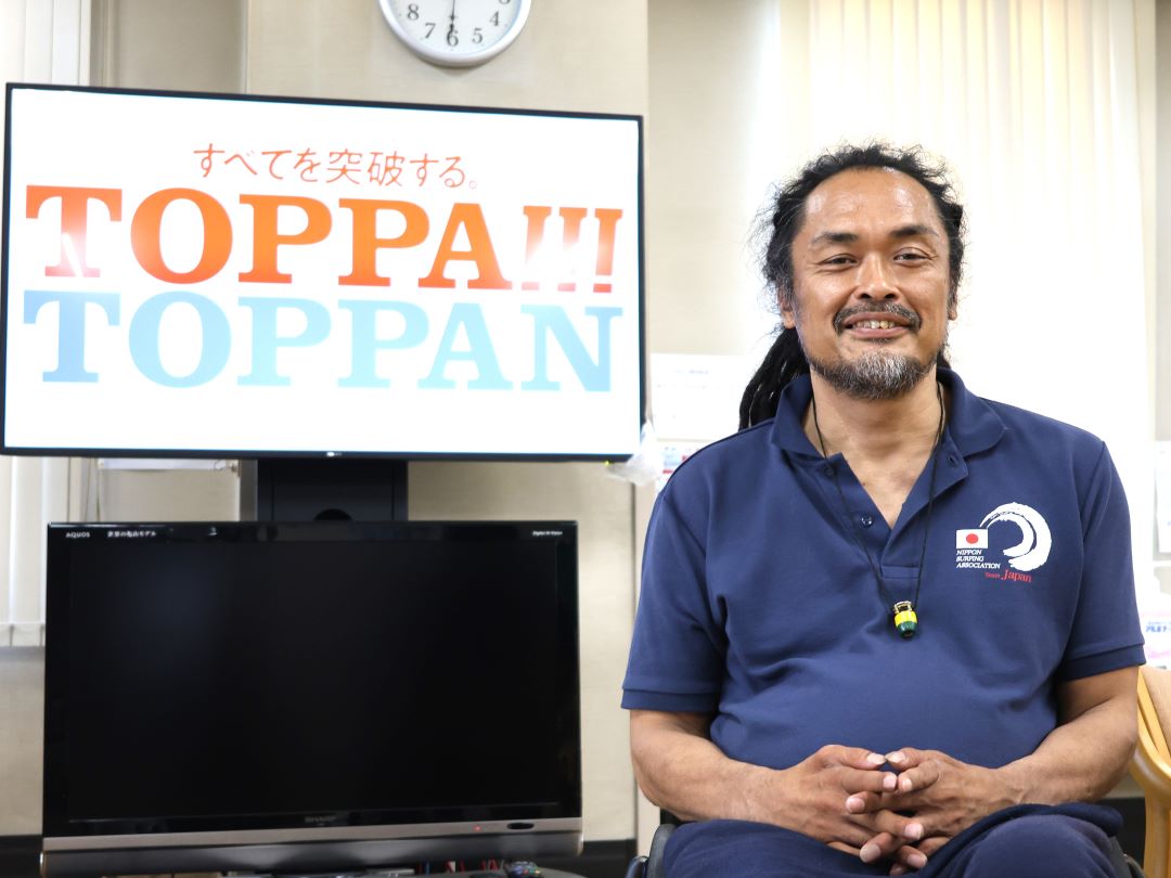 TOPPANで取材を受けたJAHLI