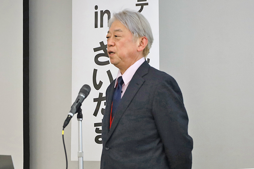 講演をしている武井氏