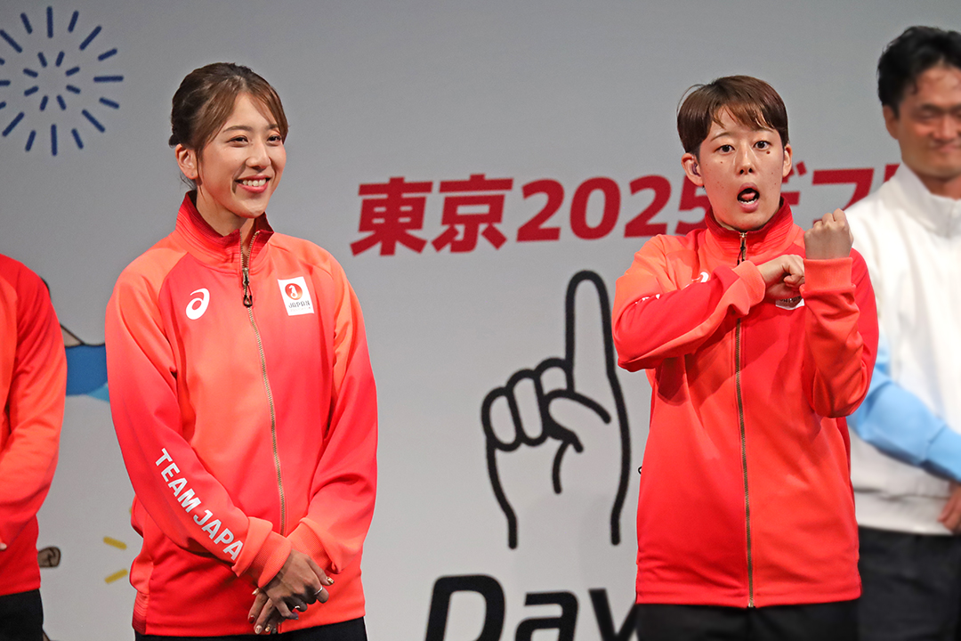 デフ卓球　亀澤 理穂選手　デフバレーボール  中田美緒選手