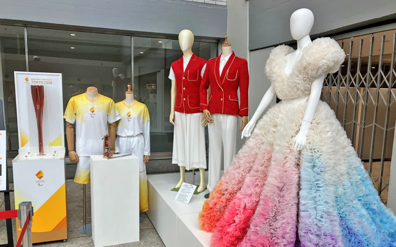 東京オリンピック2020関連のものが展示されてました