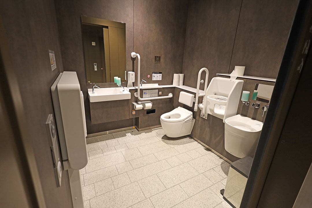 バリアフリートイレの中を写した写真