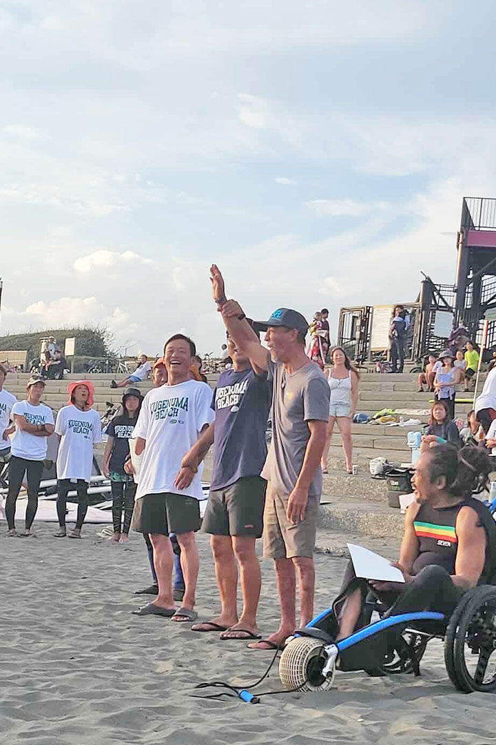 大会の表彰式の様子