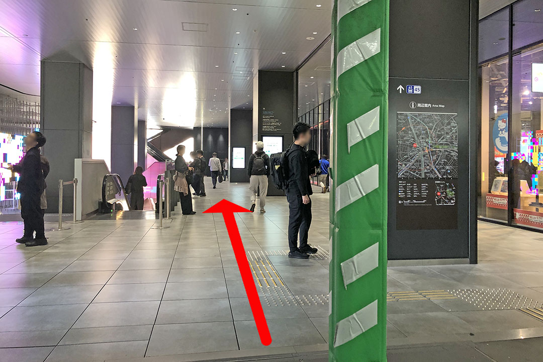 渋谷サクラステージ内の通路