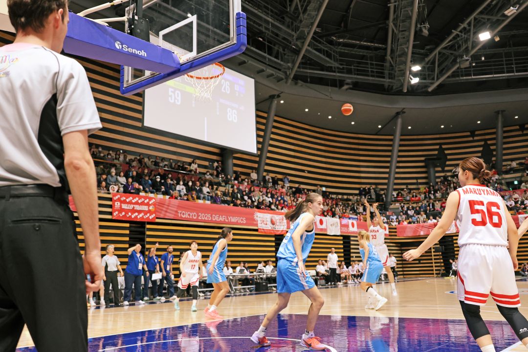 加藤志野選手の3ポイントシュート
