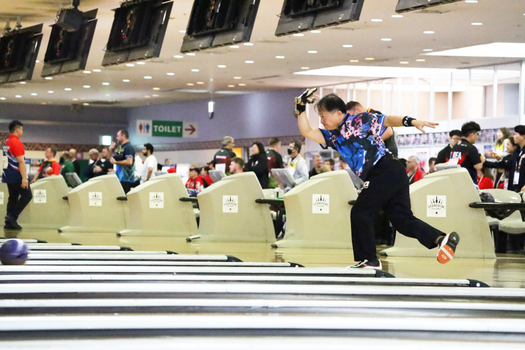 投球直後の戸羽選手