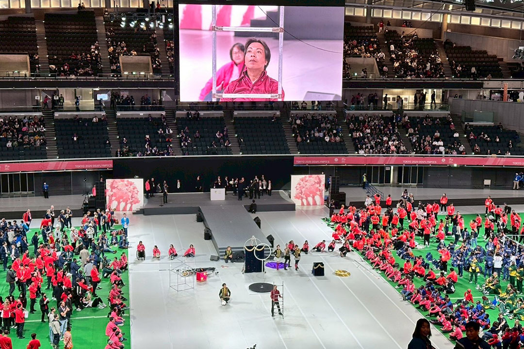 ヘブンアーティストによるパフォーマンス