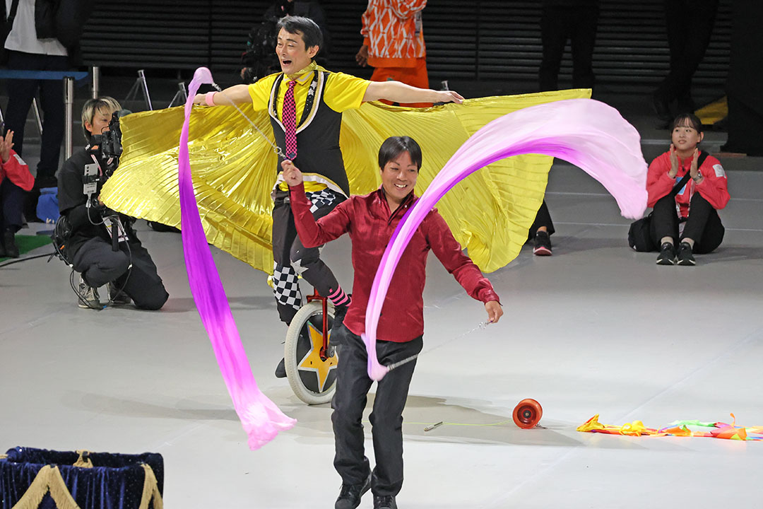 ヘブンアーティストによる大道芸1