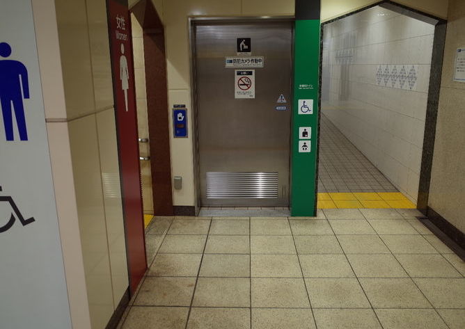 東池袋駅／東京メトロ 有楽町線－B1F 改札内 エレベーター奥
